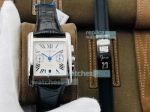 EG Factory Cartier Tank MC Chronograph Silver Dial Men's Watch 7750